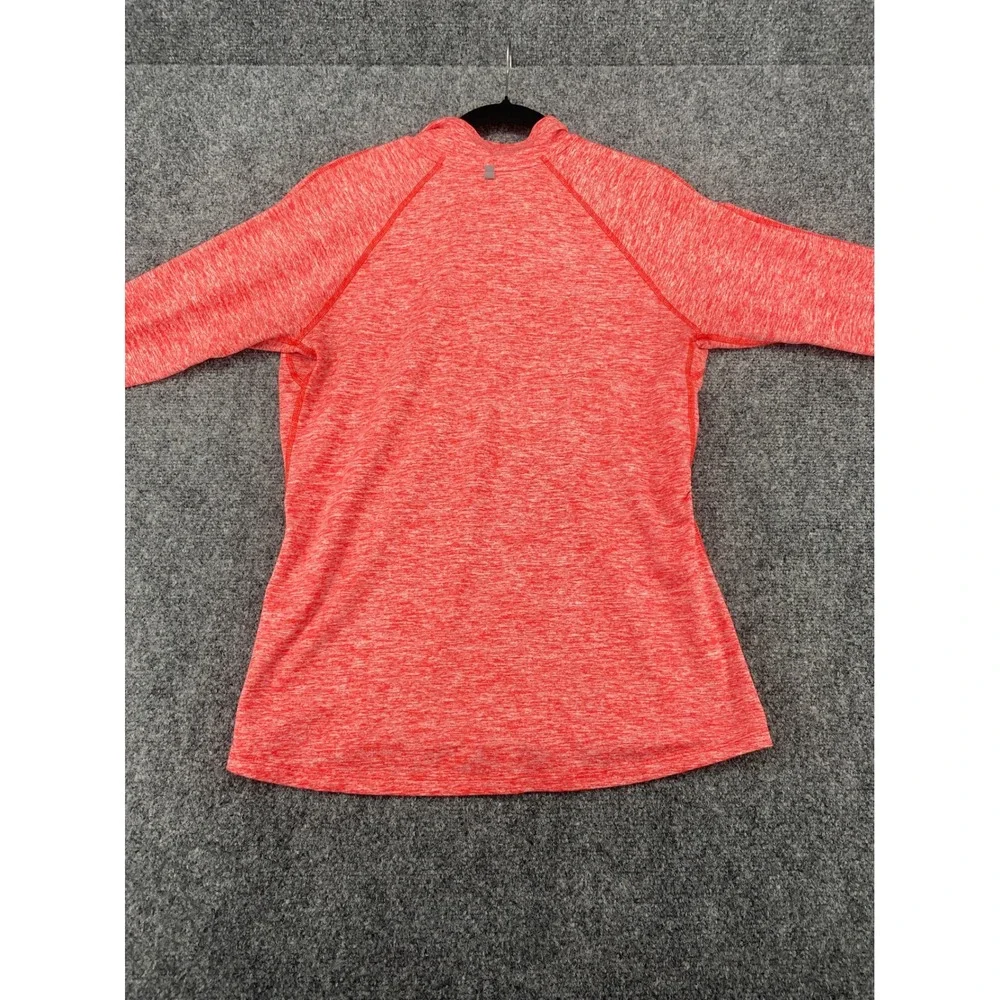 Nike Dri-FIT Running Half Zip Pullover Mens Medium Red Heathered Long Sleeve Top